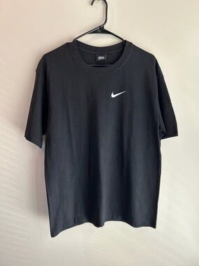 Nike Black Short Sleeve T-Shirt with White Swoosh